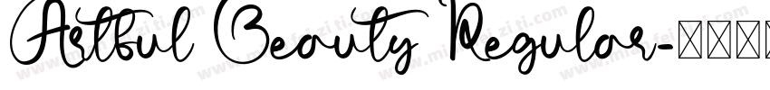 Artful Beauty Regular字体转换